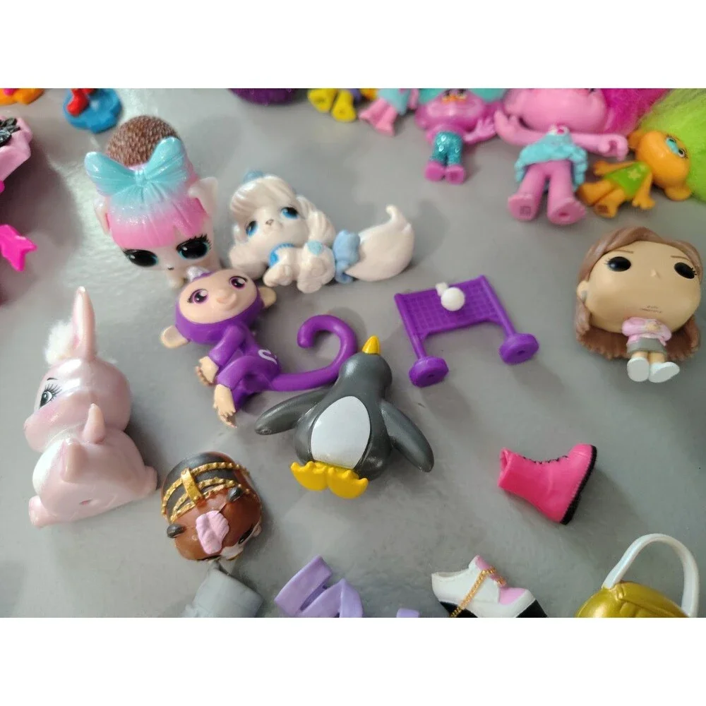 Huge 60+pc Random Girl Toys Toy Figure Lot Disney, Trolls, MLPony, Animals Dogs - Picture 5 of 11